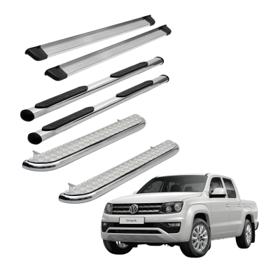 estribos lateral cromado amarok cometa acessórios