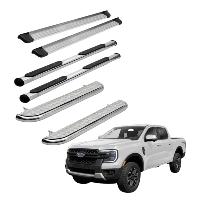 estribos lateral cromado ford ranger cometa acessórios