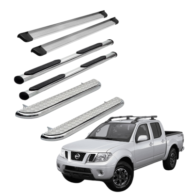 estribos lateral cromado frontier cometa acessórios